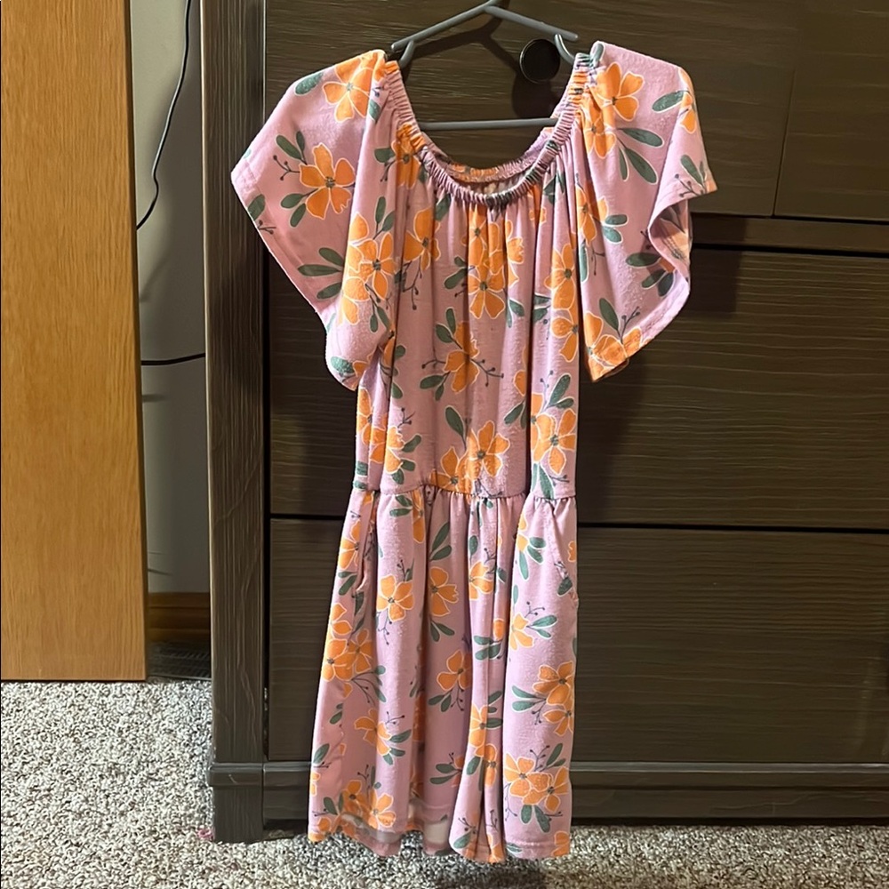 Floral Off-Shoulder Dress
